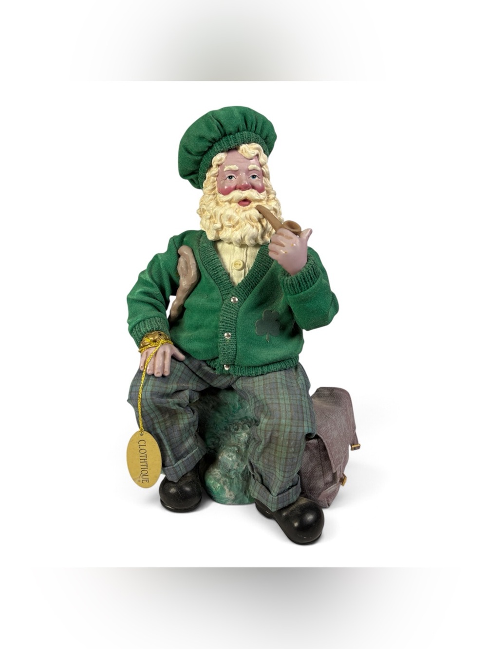 Clothtique Possible Dreams 1999 An Irish Gentleman Santa Claus Christmas Celtic
